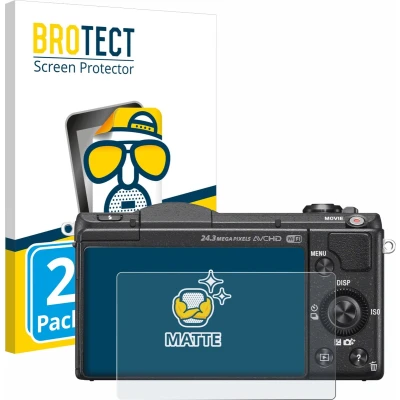 Afbeelding van BROTECT Screenprotector voor Sony Alpha 5100 (DSLR A5100) Folie Beschermfolie matte (2 Stuks)