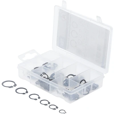Afbeelding van BGS Assortiment borgringen buiten Ø 8 19 mm, 78 delig