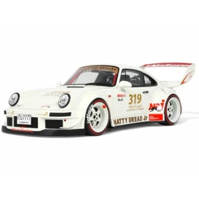 Afbeelding van Porsche 911 (964) RWB Rauh Welt Natty Dread Junior GT Spirit Modelauto 1:18 GT489 Schaalmodel