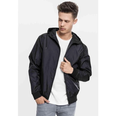 Afbeelding van Urban Classics Heeren Windbreaker Windjack, Heren, Maat: 3XL, Black