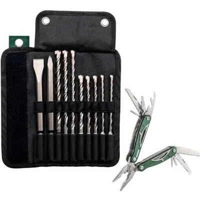 Afbeelding van Metabo boor &amp; beitelset 631690000 SDS plus Pro 4 / beitel roltas, 10 delig, set