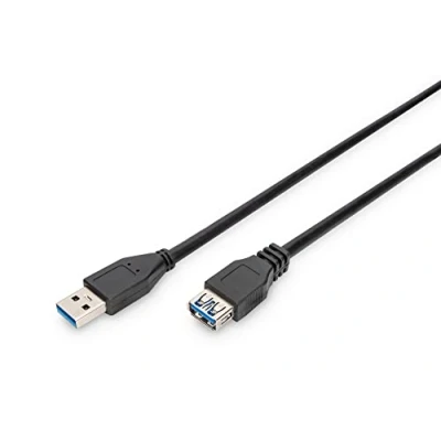 Afbeelding van Cable Micro USB Digitus AK 300203 030 S 3 m Black