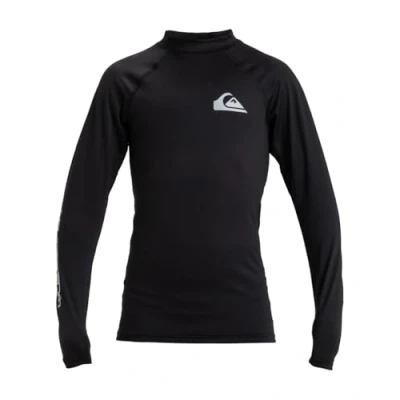 Afbeelding van Quiksilver Everyday Youth Surfshirt voor kinderen, Maat: 152, Black