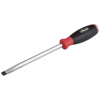 Afbeelding van Vigor V5044 Platte schroevendraaier Koplengte: 200 mm
