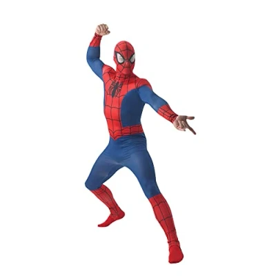 Afbeelding van Spider Man Deluxe Kostuum (Volwassenen) Maat Large (52 54) Carnavalskleding