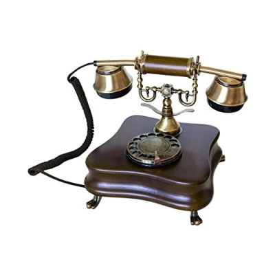 Afbeelding van Opis 1921 Kabel Model B Vaste Vintage Telefoon / Bedrade Retro met Draad Wijzerplaat