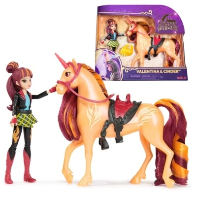 Image de Spin Master Coffret Licorne Et Poupee Cinder Valentina Unicorn Academy