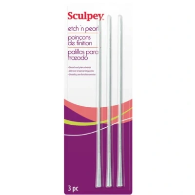 Afbeelding van 3 Etch &#039;n Pearl Sculpey