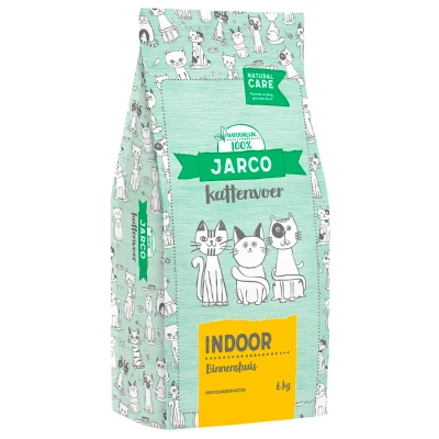Afbeelding van Jarco Natural Cat Care Indoor Kattenvoer Kip 6 kg