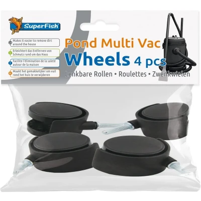 Afbeelding van SuperFish Pond Multi Vac Wielen 4 stuks