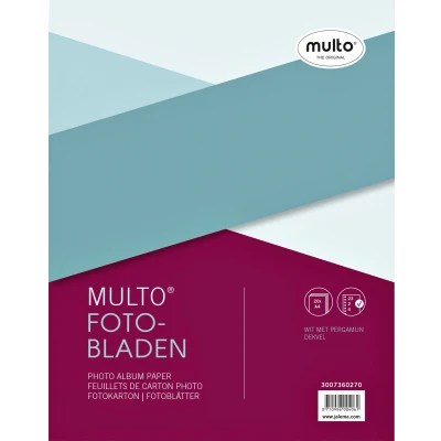 Afbeelding van Multo fotobladen wit fotoalbum