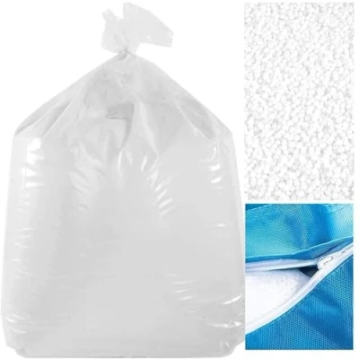Afbeelding van LIVEDECO 100 liter navulverpakking piepschuim ballen, M1 gecertificeerd, voor reuzenzitzak BiG52