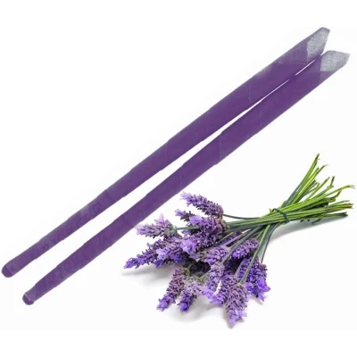 Afbeelding van Oorkaarsen Lavendel Geur 2 stuks Bijenwas Natuurlijk Katoen Aromatherapie
