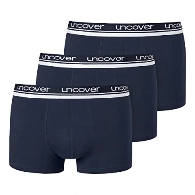 Afbeelding van Uncover By Schiesser Heren 3Pack Short Marine S (4)