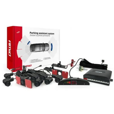 Afbeelding van AMiO LED 02256 Parkeerassistent Met boor voor en achter sensor, montagehandleiding 8