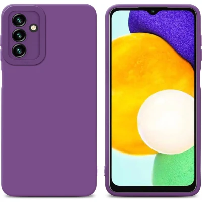 Afbeelding van Cadorabo Hoesje geschikt voor Samsung Galaxy A13 5G in Fluid MAT PAARS Beschermhoes gemaakt van flexibel TPU silicone Cover Case