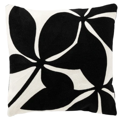Afbeelding van Dutch Decor ELINA Sierkussen Snow White 45x45 cm wit
