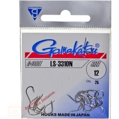 Afbeelding van Gamakatsu Haak LS 3310N (25 pcs) Nickel Maat : 10
