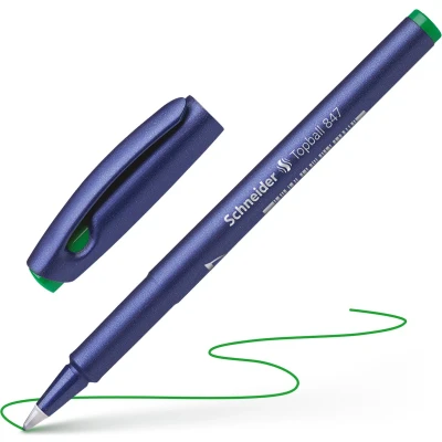 Afbeelding van Schneider rollerball Topball 847 0,5mm groen S 8474