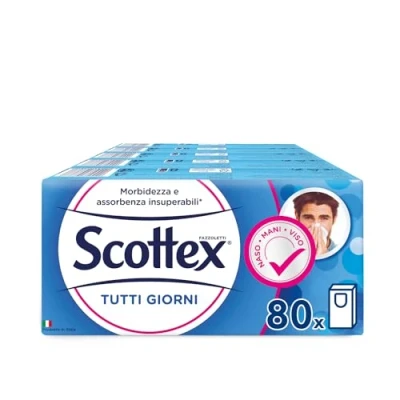Afbeelding van Scottex Zakdoeken dagelijks 10 verpakkingen van 8 1880 g