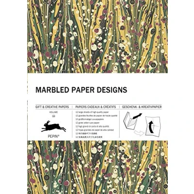 Afbeelding van Gift &amp; creative papers 102 Marbled Paper Designs Volume