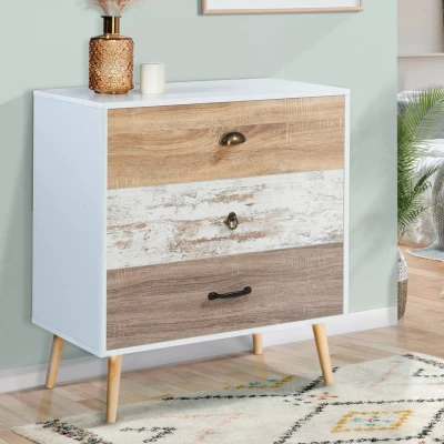 Afbeelding van Commode 3 tiroirs BAHIA scandinave