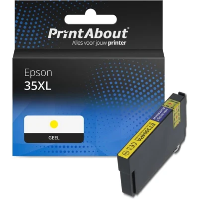 Afbeelding van Huismerk Epson 35XL (C13T35944010) Inktcartridge Geel Hoge capaciteit