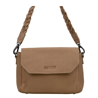 Afbeelding van DSTRCT Preston Park Shoulder Bag Flap L beige