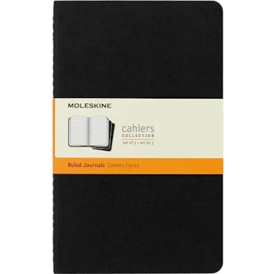 Afbeelding van Schrift Moleskine 130x210mm lijn 160blz 70gr zwart