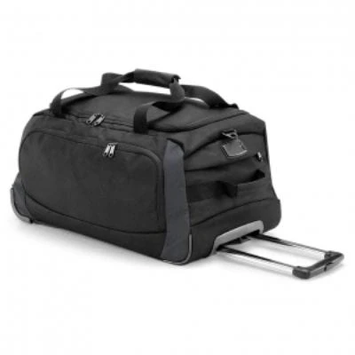 Image de Grand sac de voyage trolley 65 L Wheely travel bag QD970 Coloris noir et gris graphite