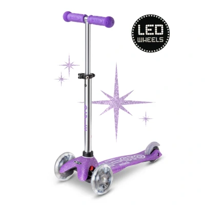 Afbeelding van Micro Step Mini Deluxe Glitter LED Paars