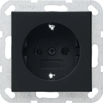 Afbeelding van Gira Wandcontactdoos met randaarde 16 A 250 V mat