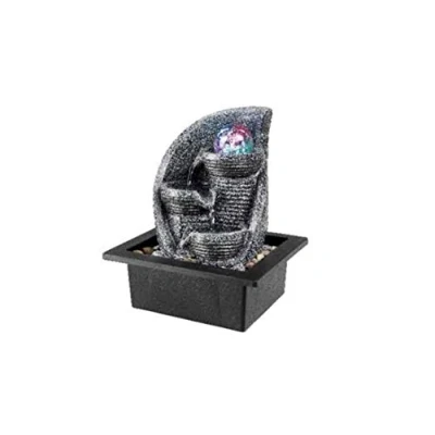 Afbeelding van Tuinfontein Lumineo LED RGB 17 x 20,5 25,5 cm Hars