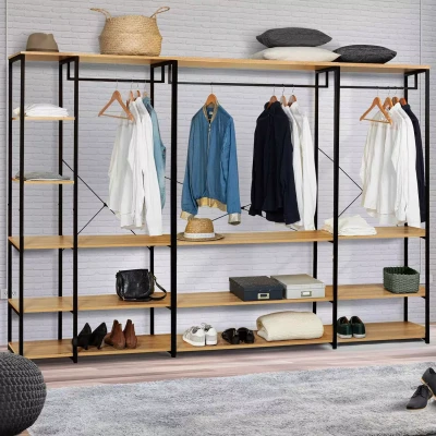 Afbeelding van Dressing grande capacité DETROIT modulable XXL design industriel
