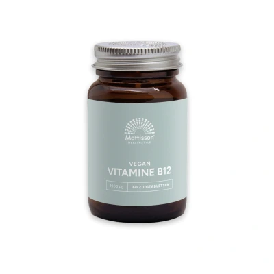 Afbeelding van Mattisson Vitamine B12 1000 mcg 60 zuigtabletten