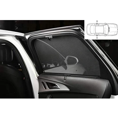 Afbeelding van Carshades zonneschermen 2 delige set Dacia Duster 2010 t/m 2018 originele pasvorm