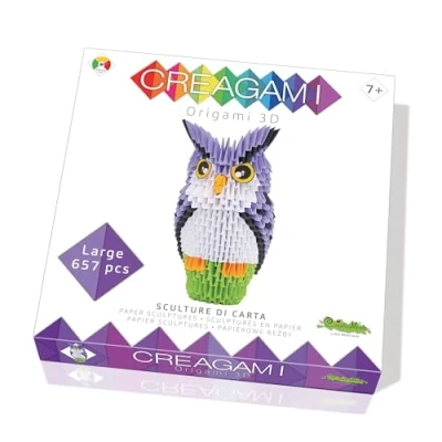 Afbeelding van CREAGAMI Origami 3D Eule 657 Teile