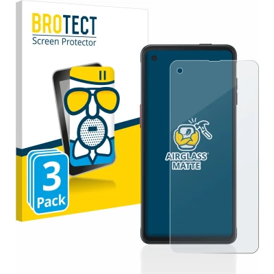 Afbeelding van BROTECT Screenprotector voor Samsung Galaxy XCover Pro Folie Beschermfolie Beschermglas matte (3 Stuks)