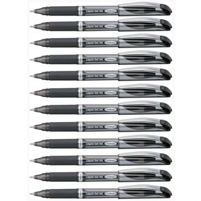 Afbeelding van Pentel Energel Xm inlineskates gelroller, 1 mm, zwart, 12 stuks