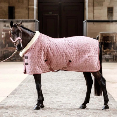 Image de Kentucky Couverture de Concours velours 160g Rose Vieux 110/152