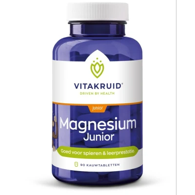 Afbeelding van Vitakruid Magnesium Junior Kauwtabletten 90TB