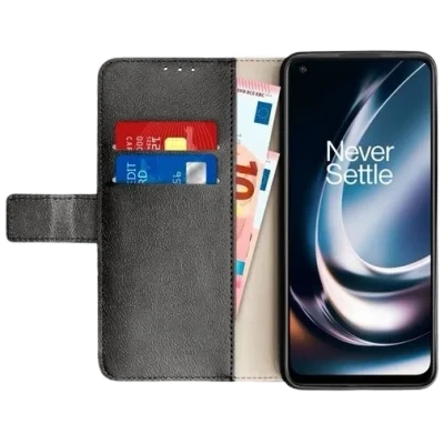 Afbeelding van Just in Case PU leer Book Zwart OnePlus Nord CE2 Lite
