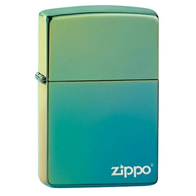 Afbeelding van Aansteker Zippo Teal with Logo