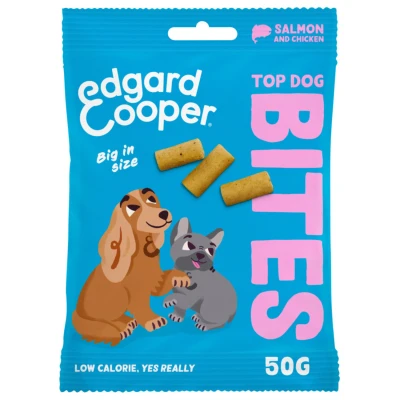 Afbeelding van 15x Edgard &amp; Cooper Adult Bite L Zalm Kip 50 gr