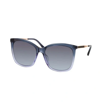 Afbeelding van Jimmy Choo Nerea Zonnebril, Dames, Maat: 57, Blue/lilac
