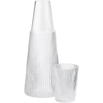 Afbeelding van Stelton Pilastro karaf met glas 1L helder