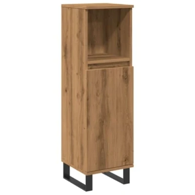 Image de vidaXL Armoire de salle bain chêne artisanal 30x30x100 cm857209