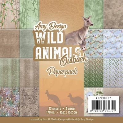 Afbeelding van Paperpack Wild Animals Outback by Amy Design