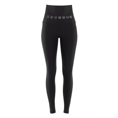 Afbeelding van Winshape Legging Black 7 chakras, Dames, Maat: XXL, chakras