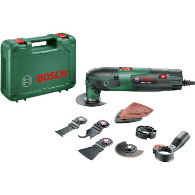 Afbeelding van Bosch Home and Garden PMF 220 CE Set 0603102001 Multifunctioneel gereedschap Incl. accessoires, koffer 16 delig W